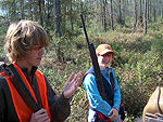 Alex and Caitie Foster on their first quail hunt.